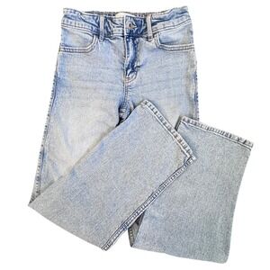 Abercrombie Kids High Rise Wide Leg Jeans Heart Bow 11/12 Long 255D1619